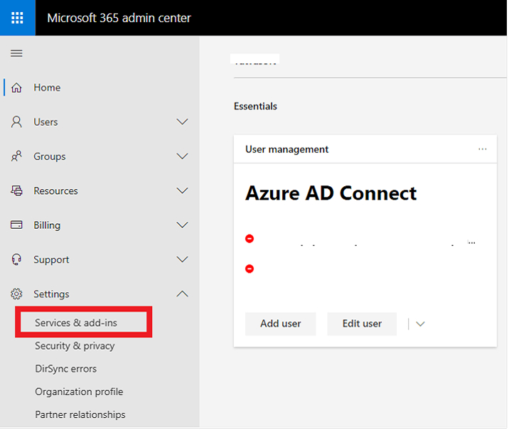 Admin Center Admin Center