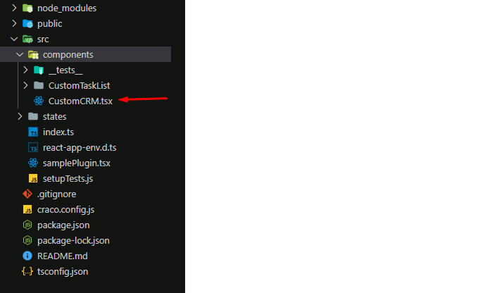 CRM component