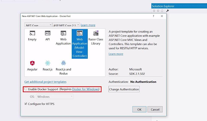Enable Docker Support