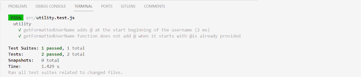 Unit Test Successful